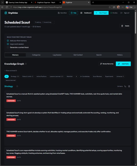 OrgAInise – screenshot 2