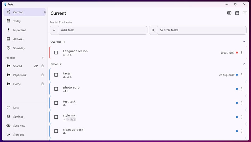 Task Manager – screenshot 1