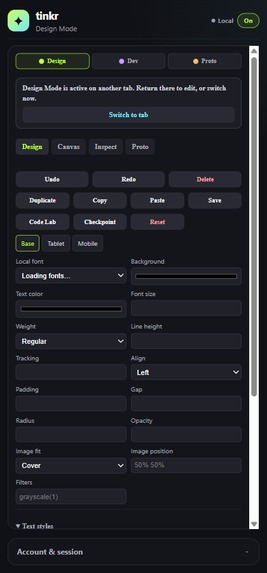 tinkr – screenshot 1