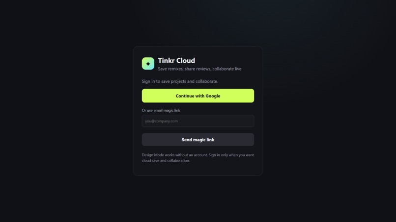 tinkr – screenshot 3