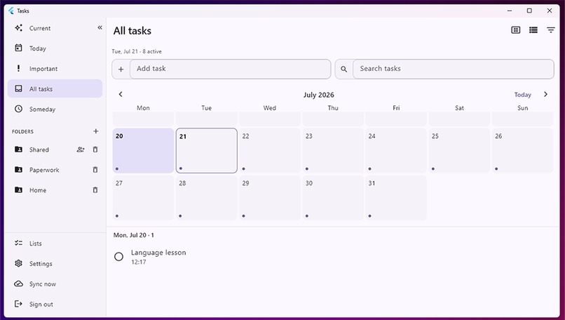 Task Manager – screenshot 2