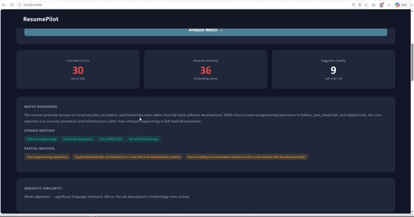 ResumePilot – screenshot 2