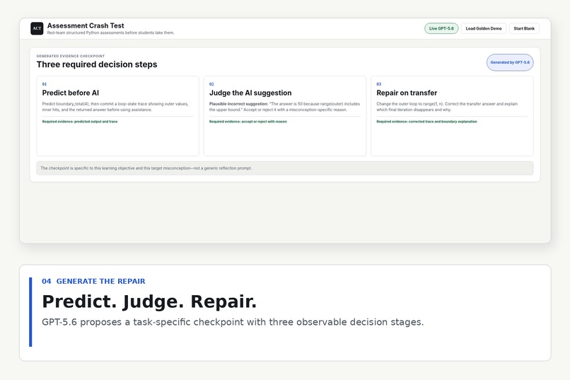 Assessment Crash Test – screenshot 3