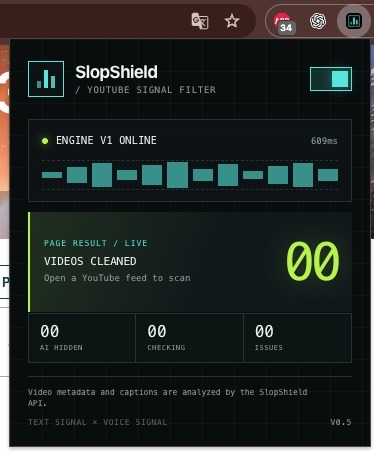 SlopShield – screenshot 1