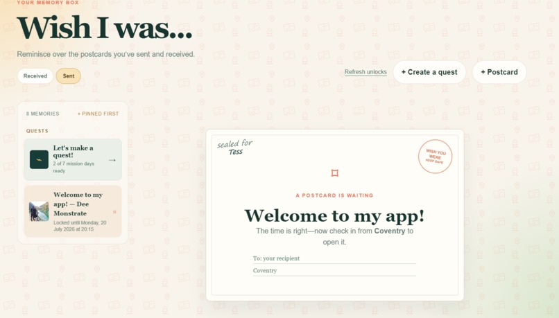 Wish You Were  – screenshot 3