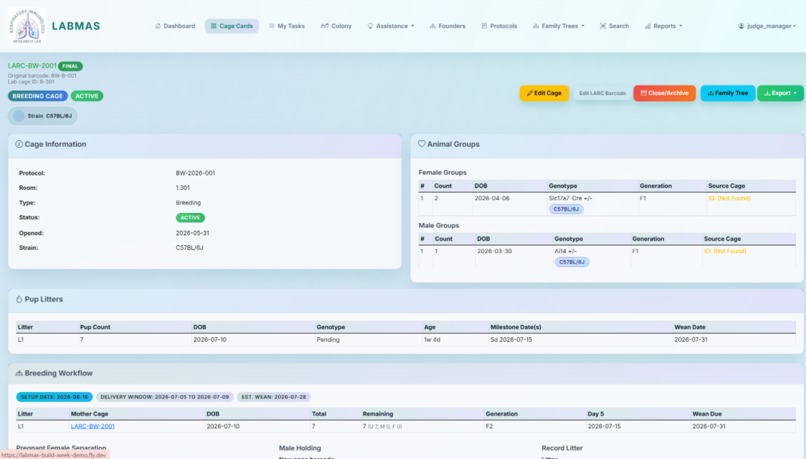 LABMAS – screenshot 1