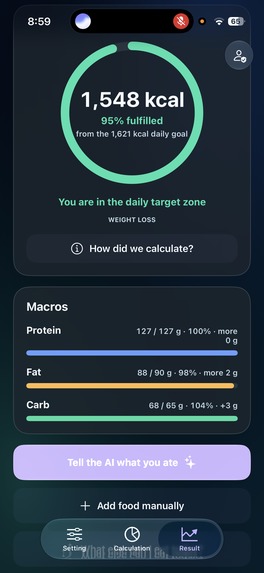 CalorieGraphTracker – screenshot 4
