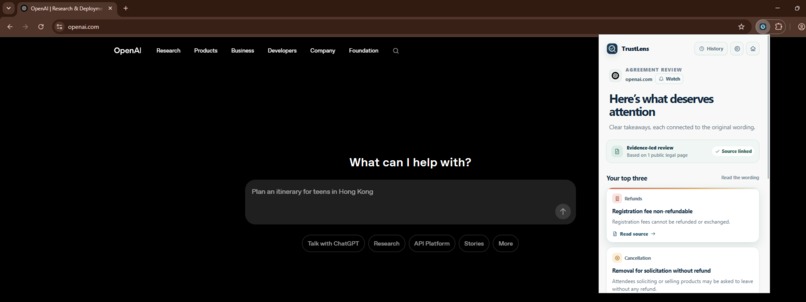 TrustLens – screenshot 3