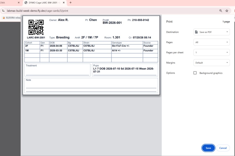 LABMAS – screenshot 2