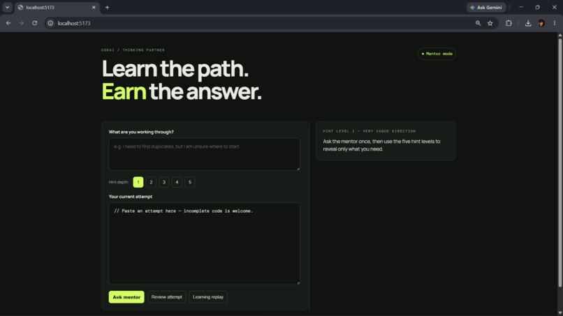 CodAI – screenshot 2