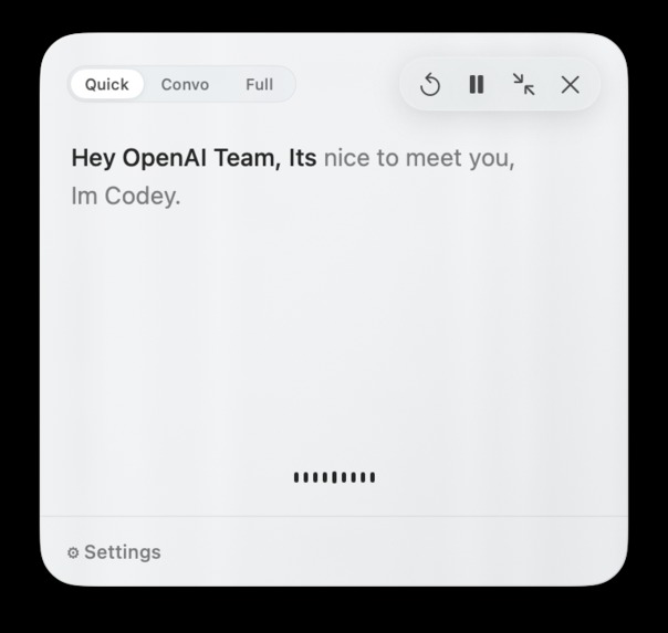 Codey – screenshot 1