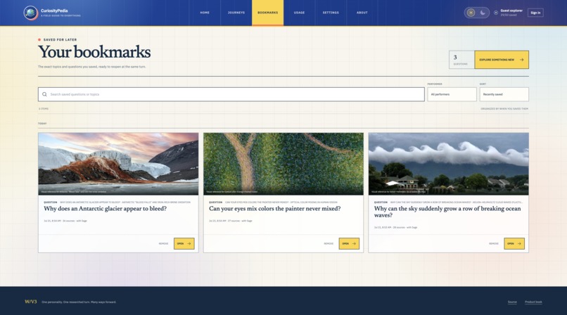 CuriosityPedia – screenshot 1
