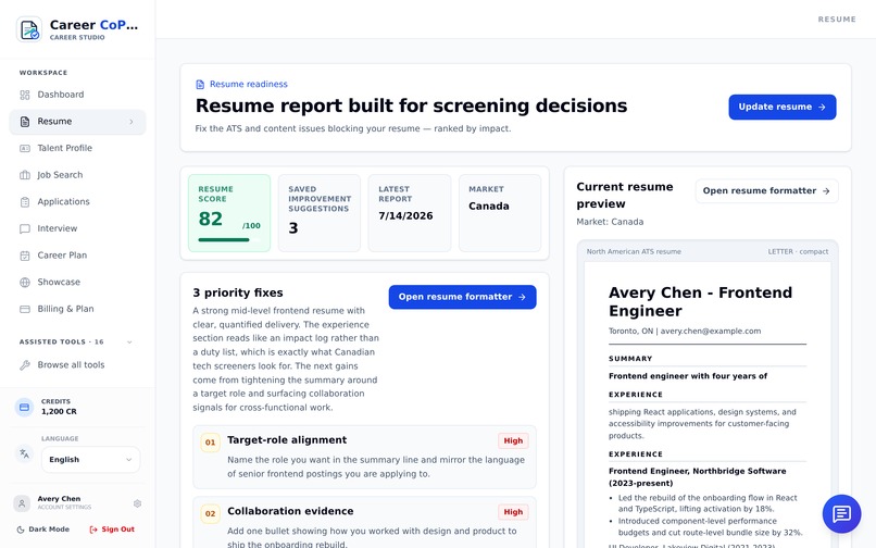 Career CoPilot – screenshot 2