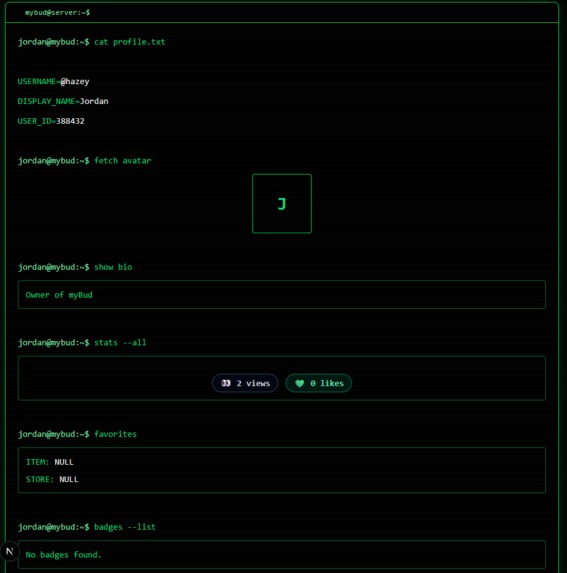 myBud  – screenshot 1