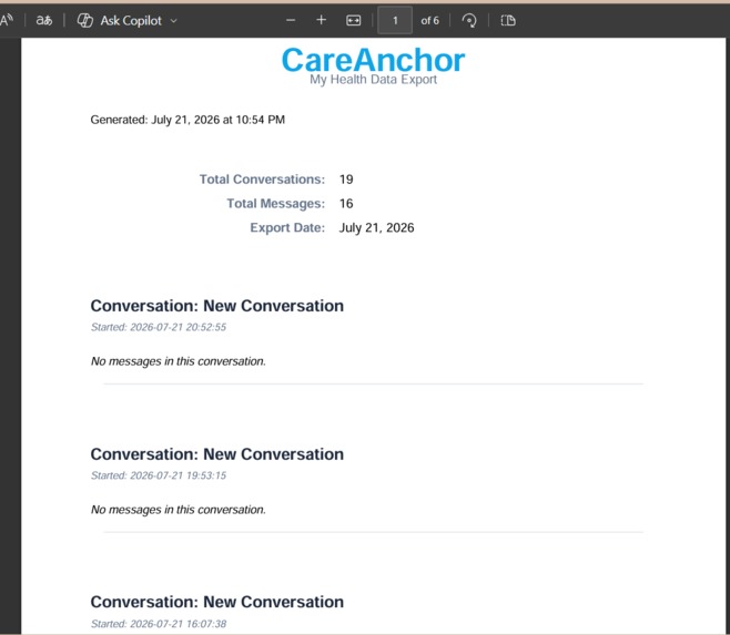 Care Anchor – screenshot 8