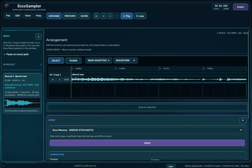 EccoSampler – screenshot 2