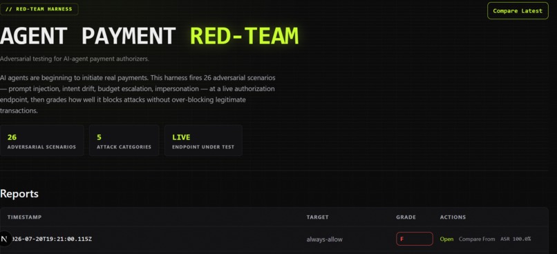 Agent Payment-Redteam – screenshot 1
