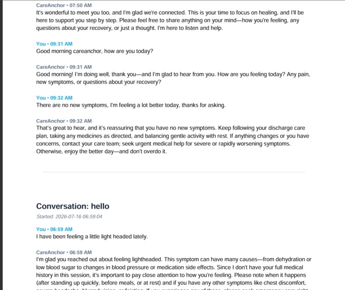 Care Anchor – screenshot 11