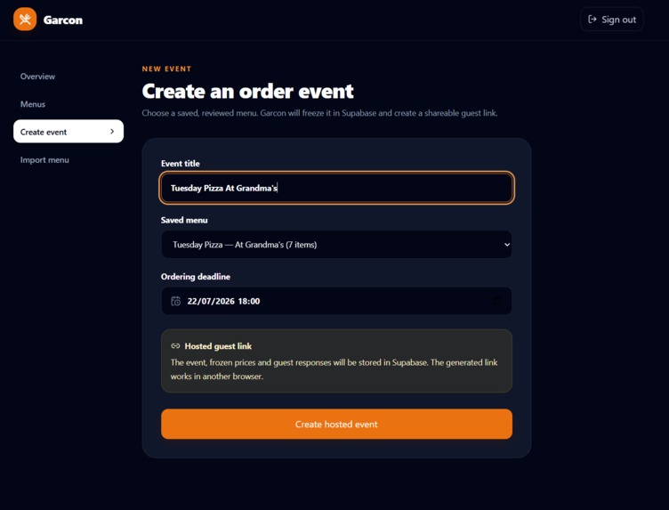 Garcon - your takeaway copilot! – screenshot 4