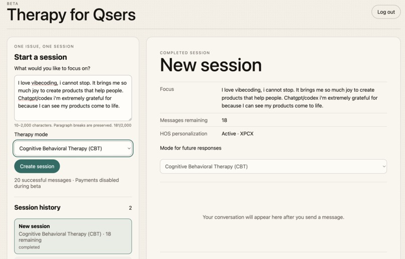 Therapy for Qsers – screenshot 2