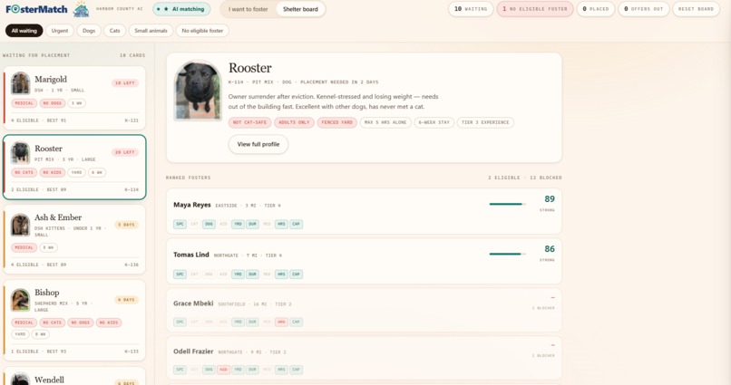 FosterMatch – screenshot 1