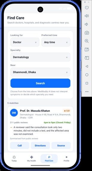 MediBuddyAI – screenshot 4