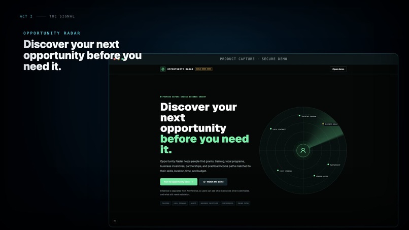 Opportunity Radar – screenshot 1