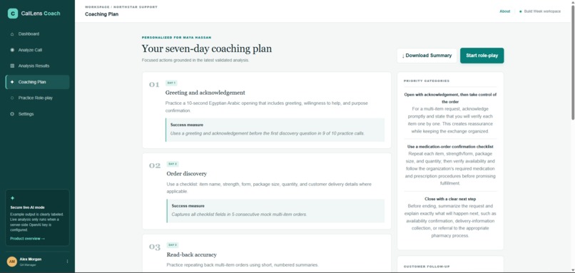 CallLens Coach – screenshot 3