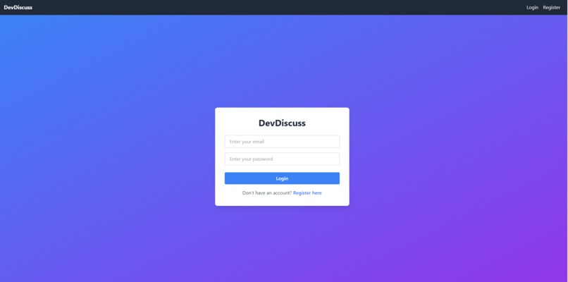 DevDiscuss – screenshot 1