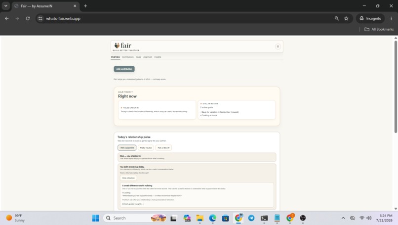 Fair  – screenshot 1