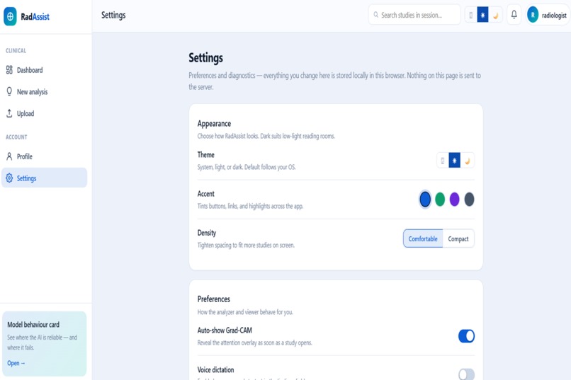 RadAssist – screenshot 1