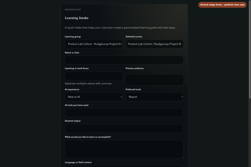 NudgeLoop Learning Studio – screenshot 1