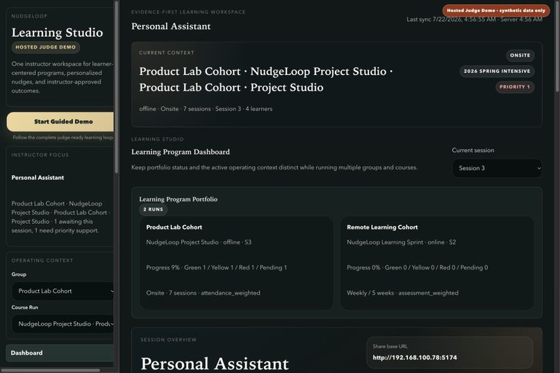 NudgeLoop Learning Studio – screenshot 2