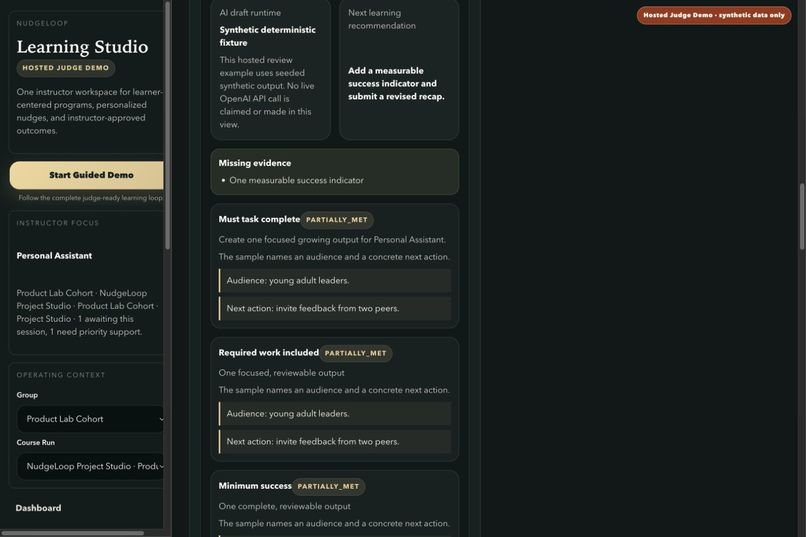NudgeLoop Learning Studio – screenshot 11
