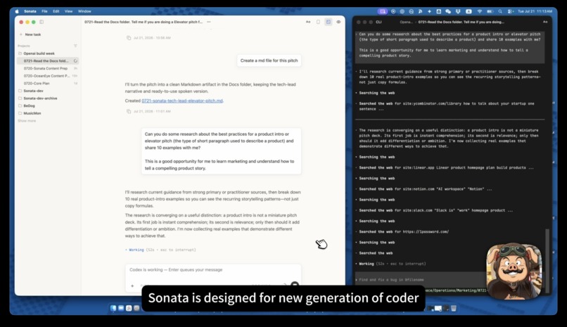 Sonata - the human workspace for coding agents – screenshot 1