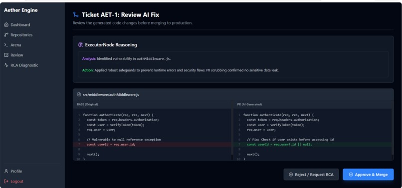 Aether Engine: Autonomous AI Agent – screenshot 7