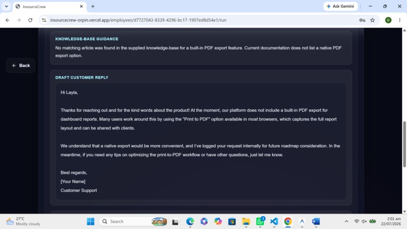 InsourceCrew – screenshot 1