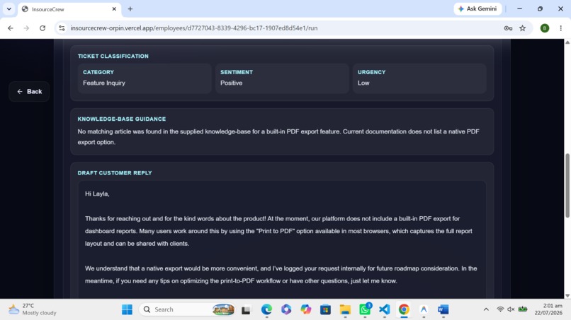 InsourceCrew – screenshot 2