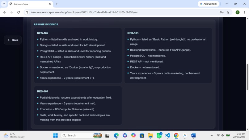 InsourceCrew – screenshot 5