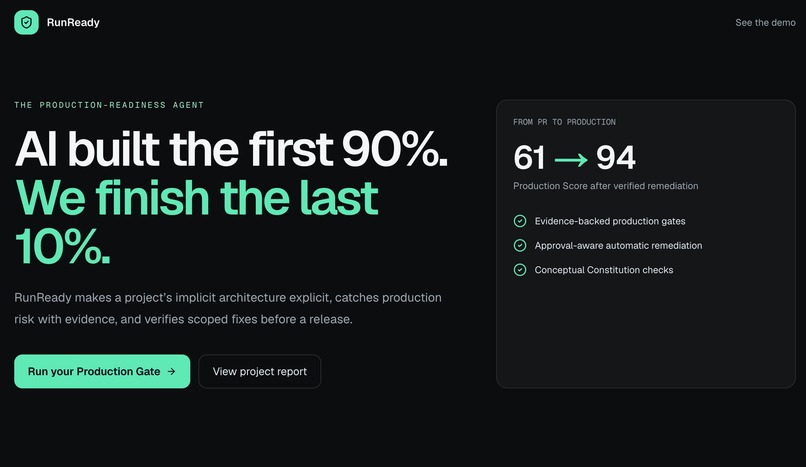 RunReady – screenshot 1
