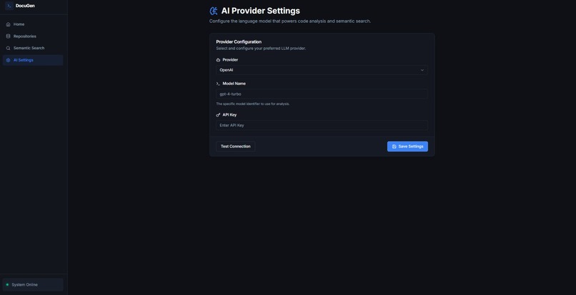 DocuGen — AI Repository Intelligence – screenshot 3