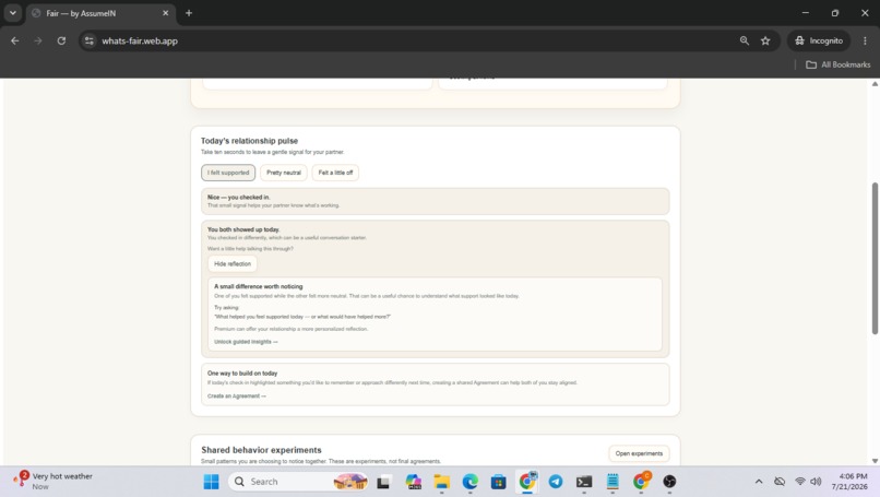 Fair  – screenshot 2