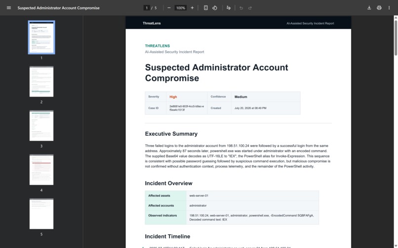 ThreatLens – screenshot 3