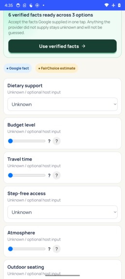 FairChoice – screenshot 9