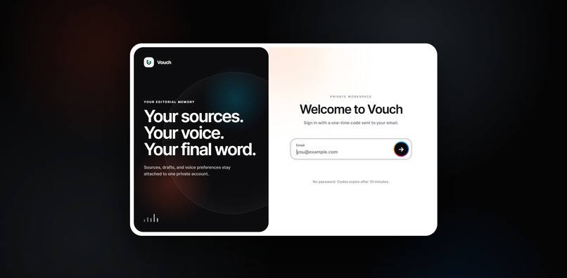 Vouch – screenshot 1