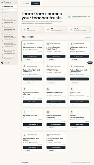 Pragyanta Tutor – Grounded AI Learning with RAG – screenshot 8
