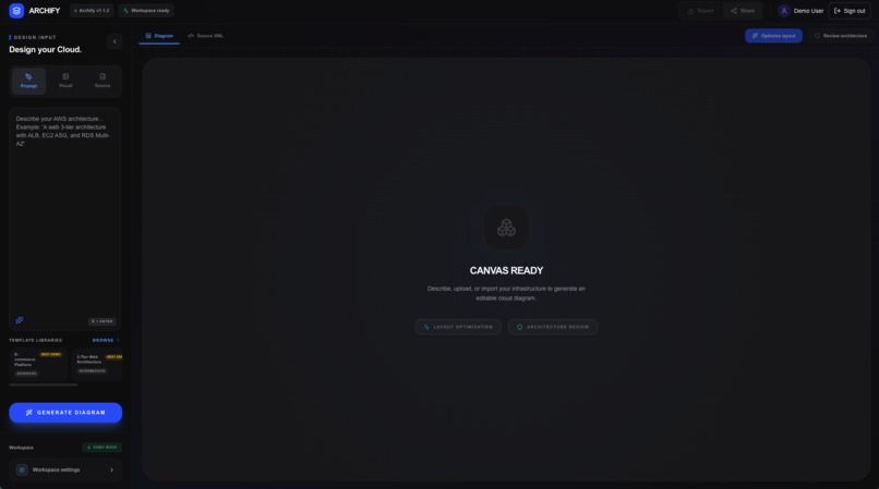 Archify: AI-Powered AWS Architecture Design and Optimization – screenshot 6