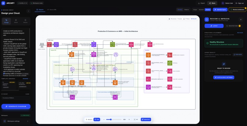 Archify: AI-Powered AWS Architecture Design and Optimization – screenshot 10