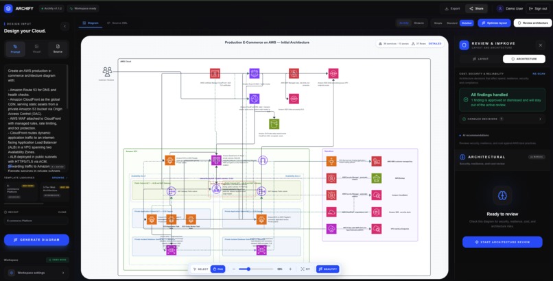 Archify: AI-Powered AWS Architecture Design and Optimization – screenshot 13