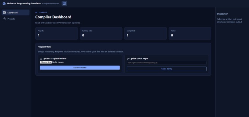 Universal Program Translator – screenshot 1
